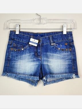 Tom Tailor Denim Shorts W/ Studded pockes, Size 8US/XS/128EU ~ NWT